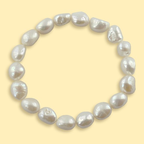 Armband - Freshwater pearls Sehr edles Armband aus Frischwasser Perlen, Länge/Umfang ±19 cm