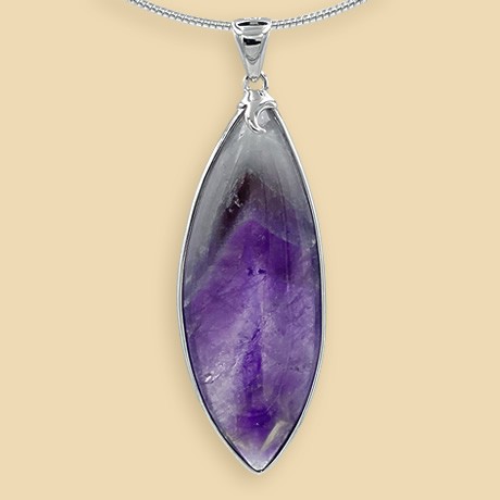 Anhänger Amethyst in Silberfassung (925) - AMTH2301